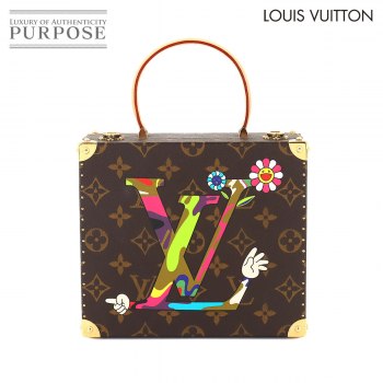 Pristine Louis Vuitton Monogram Character Jewelry Box Case by Takashi Murakami M92477 Gold Hardware