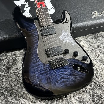 Fender Made in Japan Godzilla Stratocaster with Rosewood Fingerboard in Godzilla Blue