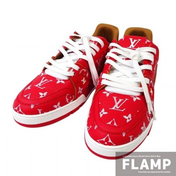 LOUIS VUITTON LV Trainer Sneakers Monogram Red VIC Limited Edition Men’s Fashion [New]